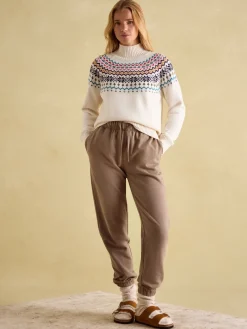 Joules Alba Fair Isle Jumper Cream