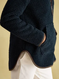 Sale Joules Aldeburgh Quarter Zip Fleece Navy