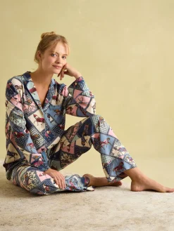 New Joules Alma Pyjama Set Multi
