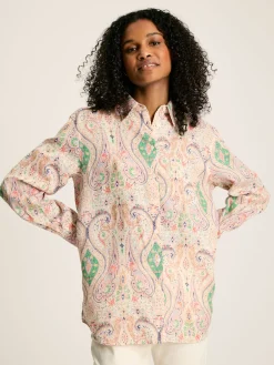 Sale Joules Amilla 100% Linen Shirt Multi