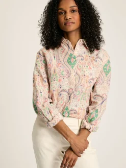 Sale Joules Amilla 100% Linen Shirt Multi