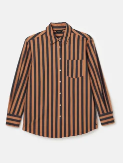 Sale Joules Amilla Navy & Tan Stripe Shirt Navy&Tan
