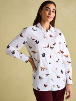 Best Joules Amilla Cotton Shirt White