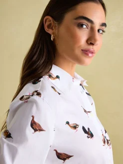 Best Joules Amilla Cotton Shirt White