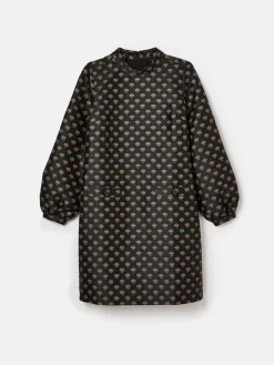Joules Annalise Jacquard A-Line Dress Black