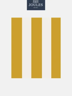 Joules Antique Gold Harborough Stripe 10M Wallpaper AntiqueGold