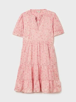 Outlet Joules Ariella Cotton Dress Pink