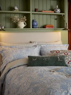 Online Joules Balmoral Floral 100% Cotton Bedding Set Blue