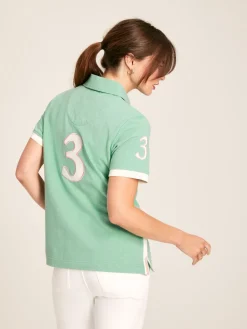 Sale Joules Beaufort Short Sleeve Cotton Polo Shirt Green