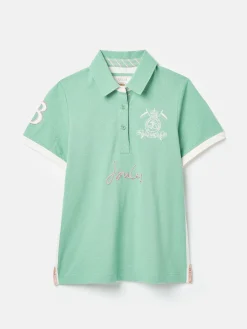 Sale Joules Beaufort Short Sleeve Cotton Polo Shirt Green