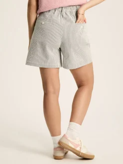 Joules Belmont Navy & White Seersucker Striped Shorts Navy&White