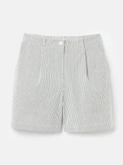 Joules Belmont Navy & White Seersucker Striped Shorts Navy&White