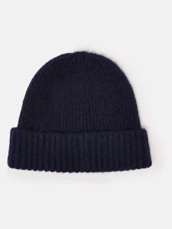 New Joules Berwick Beanie Hat Navy