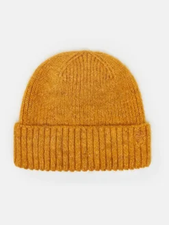 Online Joules Berwick Beanie Hat Yellow