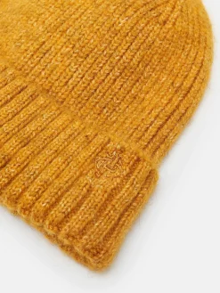 Online Joules Berwick Beanie Hat Yellow