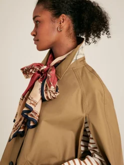 Discount Joules Bibury Tan Brown Waterproof Cape Coat TanBrown