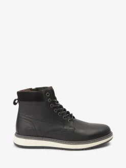 Outlet Joules Leather Boots Black