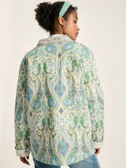 Joules Blakeney Relaxed Fit Cotton Quilted Jacket Paisley