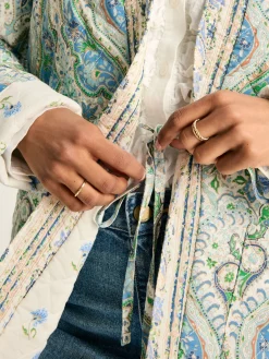 Joules Blakeney Relaxed Fit Cotton Quilted Jacket Paisley