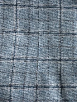 Sale Joules Check Slim Fit Suit Blazer Blue