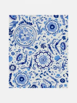 New Joules Festival Flowers 10M Wallpaper Blue