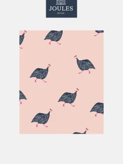 Joules Blush Pink Guinea Fowl 10M Wallpaper BlushPink