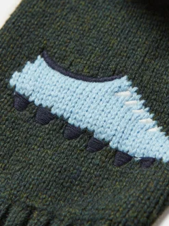 Joules Boys' Burton Intarsia Knitted Jumper Green