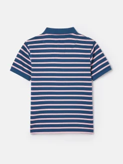 Best Joules Boys' Filbert Striped Pique Cotton Polo Shirt Pink