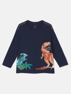 Online Joules Boys' Jack Navy Blue Artwork Top NavyBlue