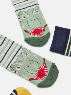 Clearance Joules Boys' Neat Feet 3 Pack Socks Stripe