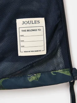 Sale Joules Boys' Rainwell Navy Dinosaur Waterproof Raincoat With Hood NavyDinosaur