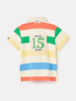 Clearance Joules Boys' Tournament Rugby Jersey Polo Shirt Multi