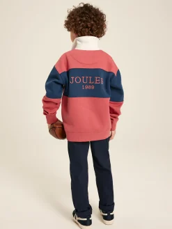 Outlet Joules Boys' Try Rugby Sweatshirt Red