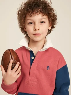 Outlet Joules Boys' Try Rugby Sweatshirt Red