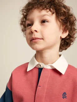 Outlet Joules Boys' Try Rugby Sweatshirt Red