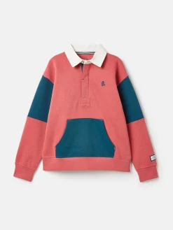Outlet Joules Boys' Try Rugby Sweatshirt Red