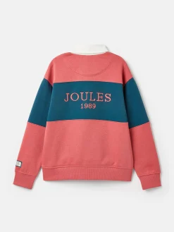 Outlet Joules Boys' Try Rugby Sweatshirt Red