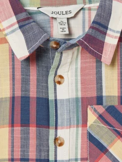 Clearance Joules Boys' Wilson Cotton Check Shirt Multi