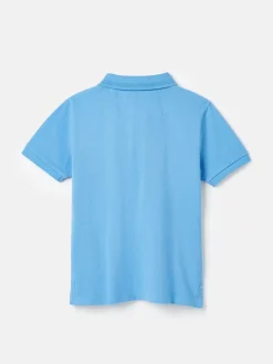 Best Joules Boys' Woody Pique Cotton Polo Shirt Blue