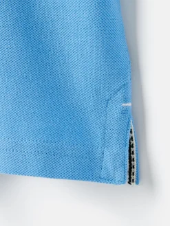 Best Joules Boys' Woody Pique Cotton Polo Shirt Blue