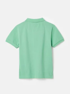 Discount Joules Boys' Woody Pique Cotton Polo Shirt Green