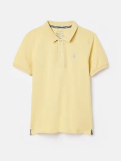 Outlet Joules Boys' Woody Pique Cotton Polo Shirt Yellow