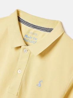 Outlet Joules Boys' Woody Pique Cotton Polo Shirt Yellow