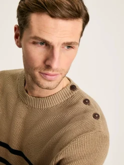 Discount Joules Breton Navy Stripe Crew Neck Knitted Jumper NavyStripe