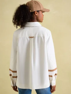 Best Joules Brinley Cotton Deck Shirt Cream