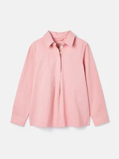 Outlet Joules Brinley Cotton Deck Shirt Pink
