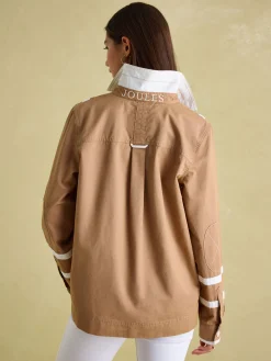 Joules Brinley Tan Brown Cotton Deck Shirt TanBrown