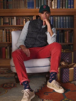 Joules Broughton Fleece Gilet Grey