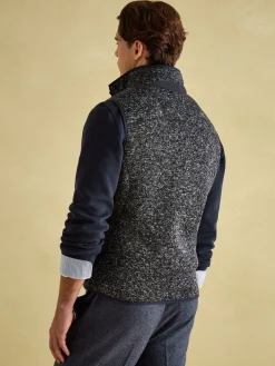 Joules Broughton Fleece Gilet Grey