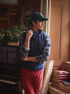 Joules Broughton Fleece Gilet Navy